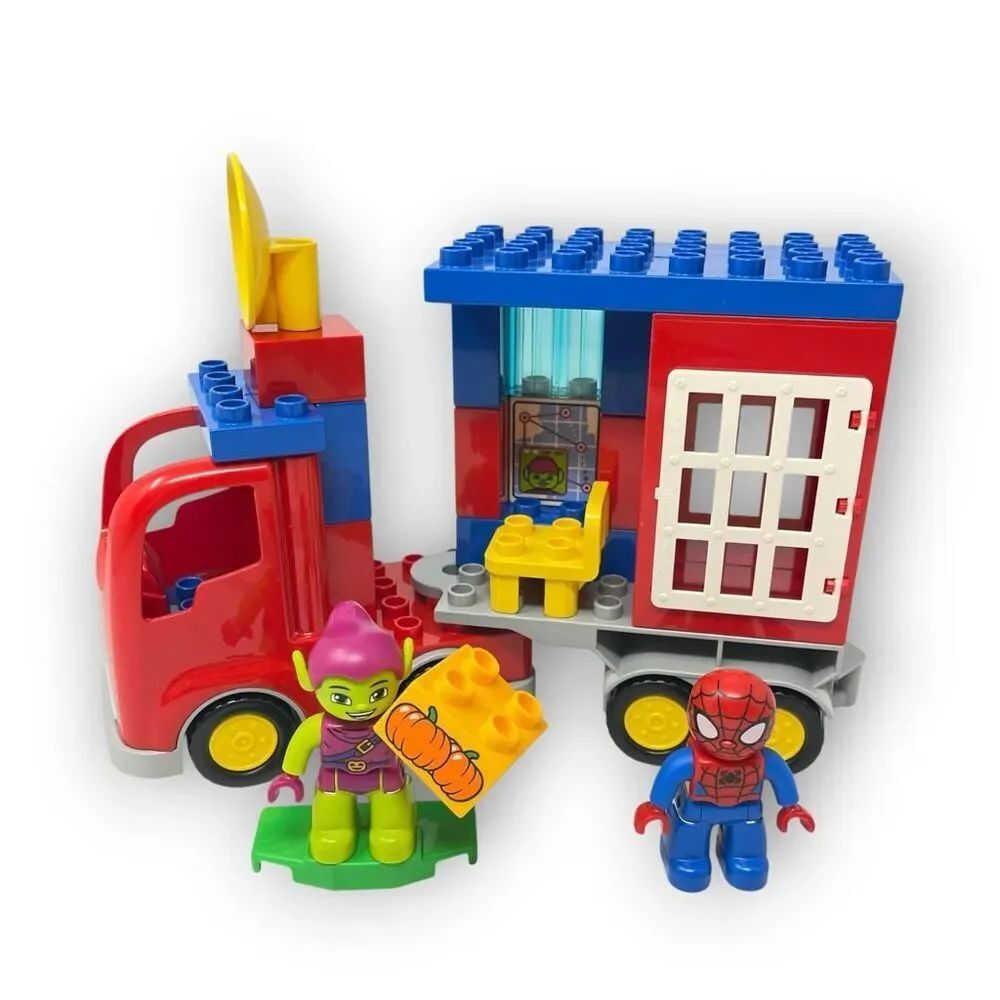 Lego Duplo Spider-Man Spiderman Spider Truck Adventure 10608 Set Preowned Goblin